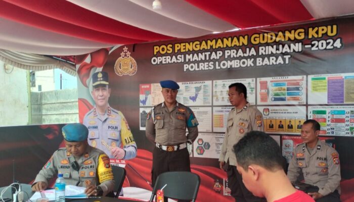 Persiapan Pilkada 2024: Pengecekan Personel KPU oleh Polres Lombok Barat