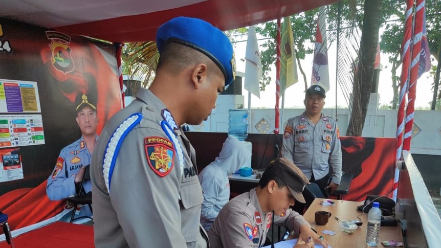 Pos Pengamanan Khusus di KPU Lombok Barat, Langkah Antisipasi Jelang Pemilu