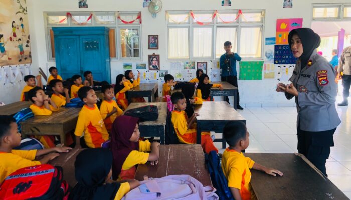 Kapolsek Gangga Berikan Sosialisasi Tentang Bullying Dilingkungan Sekolah