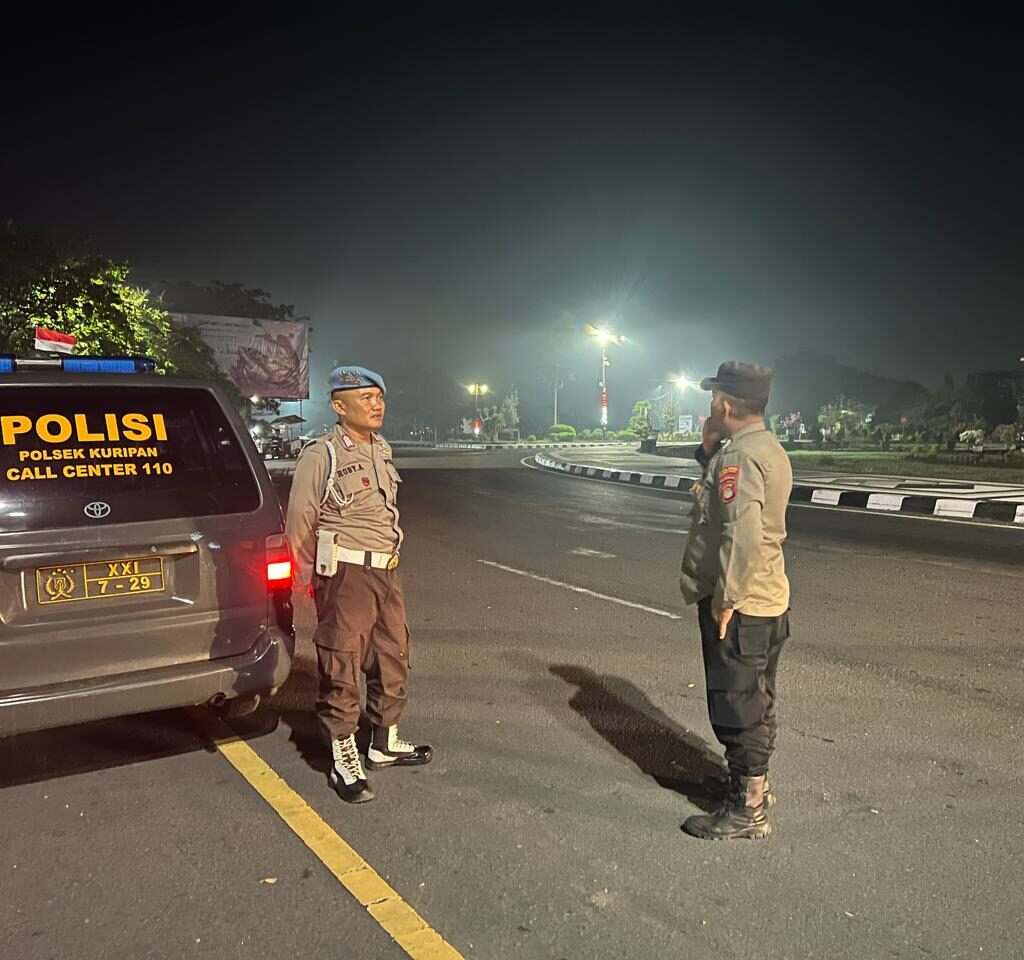 Polsek Kuripan Gencar Patroli Blue Light, Jaga Stabilitas di Objek Vital Lombok Barat