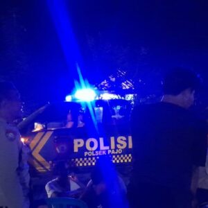 Anggota Polsek Pajo Gelar Patroli Cipkon sebagai Bagian dari Kegiatan Rutin yang Ditingkatkan (KRYD)