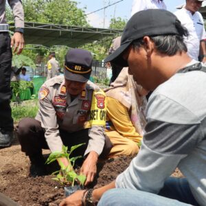 Polres Dompu dan Polsek Laksanakan Launching Ketahanan Pangan di Kabupaten Dompu