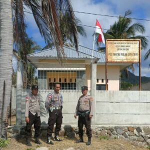 Polsek Sekotong Jaga Keamanan Pulau Sepatang dengan Patroli Rutin