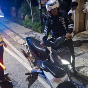 Sat Lantas Polres Bima Kota Tertibkan Kendaraan Bermotor dengan Knalpot Brong