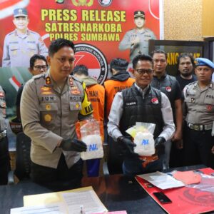 Polres Sumbawa Gagalkan Peredaran 2 Kg Sabu dari Aceh