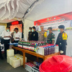Polres Dompu Ungkap 94 Kasus Narkotika dan Musnahkan Barang Bukti Tahun 2024