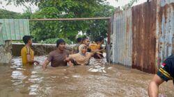 Polres Bima Kota Respon Cepat Bantu Evakuasi Dampak Banjir di Sejumlah Wilayah Kota Bima