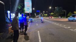 Polsek Gerung Gencar Patroli Malam, Jamin Keamanan Bypass