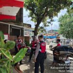 Sat Samapta Polres Sumbawa Barat Lakukan Patroli Dialogis Sasar Pertokoan Dalam Kota