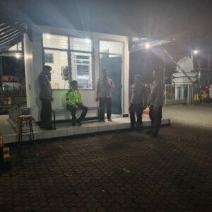 Patroli Rutin Polres Loteng Sambangi Obyek Vital Jaga Kamtibmas