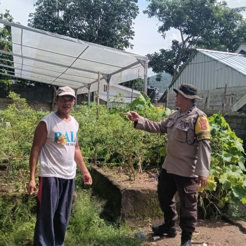 Ketahanan Pangan Desa Warga Batulayar Manfaatkan Ekobrik