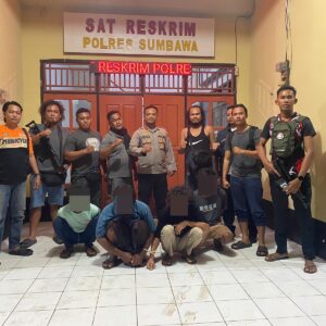 Polsek Labangka Ungkap Kasus Pencurian Ternak, 6 Terduga Pelaku Diamankan