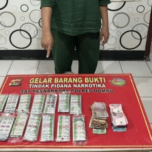 Seorang Ibu Rumah Tangga di Dompu Ditangkap, Diduga Edarkan Ribuan Butir Tramadol