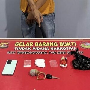 Kurir Sabu Diciduk di Jalan Raya, Bandar Besar Kabur di Tengah Malam