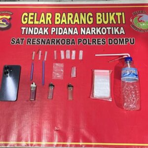 Gempur Narkoba Tanpa Henti, Satresnarkoba Polres Dompu Lakukan Dua Penangkapan Beruntun