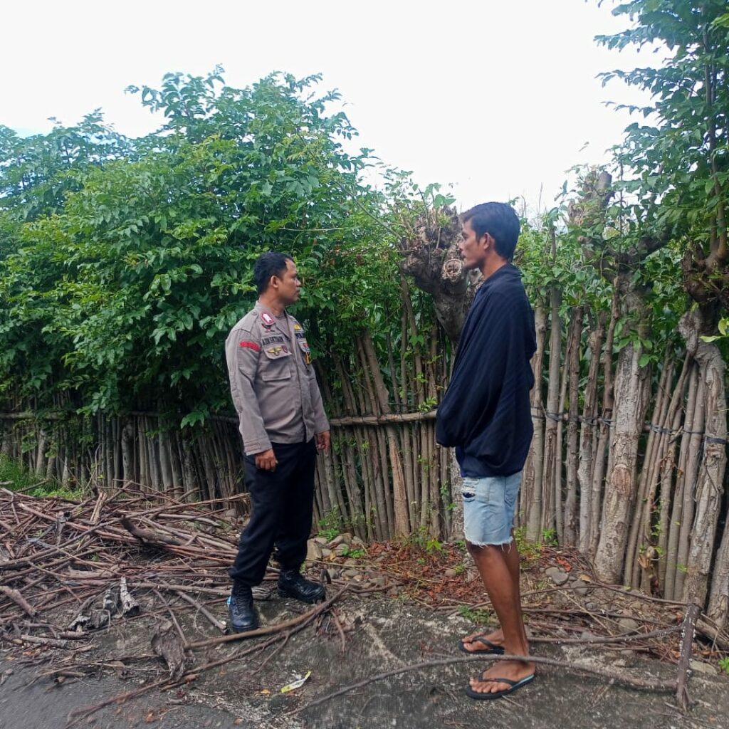 Polsek Hu’u Dukung Ketahanan Pangan, Pantau Lahan Pertanian di Daha