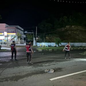 Sat Samapta Polres Bima Kota Gelar Patroli Blue Light Rawan Malam untuk Menjaga Kamtibmas