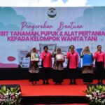 Masifkan Upaya Ketahanan Pangan, Ketua Pembina Yayasan Kemala Bhayangkari Berikan Bantuan Bibit