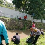 Polsek Asakota Laksanakan Gerakan Bersama Bersih Sungai Kota Bima