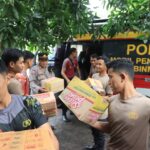 Polres Loteng Berikan Bansos dan Layanan Kesehatan bagi Warga Terdampak Banjir di Pujut.