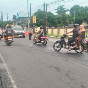 Polsek Kediri Perketat Pengamanan Ngabuburit, Masyarakat Lebih Nyaman