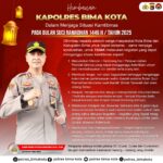 Sambut Bulan Suci Ramadhan, Ini Imbauan Kamtibmas Kapolres Bima Kota