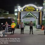 Polres Sumbawa Laksanakan Pengamanan Sholat Tarawih Demi Keamanan dan Kenyamanan Masyarakat