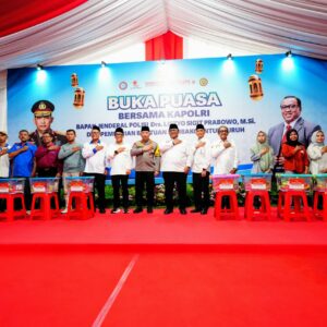 Buka Bersama Dengan Buruh, Kapolri Sampaikan Kabar Gembira
