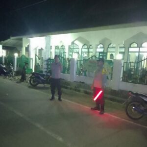 Polsek Kilo Gelar Patroli dan Pengamanan Shalat Tarawih, Wujudkan Ibadah yang Nyaman dan Kondusif