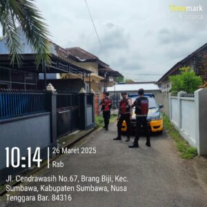 Ditinggal Mudik, Polres Sumbawa Gencarkan Patroli Ke Pemukiman Warga