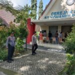 Polres Loteng Jaga Ketat Rumah Ibadah dan Gereja, Amankan Rangkaian Ibadah Paskah.