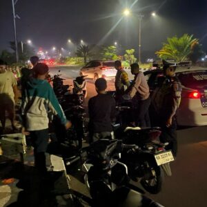 Patroli Intensif Polres Lombok Barat Amankan Malam Idulfitri dari Balap Liar