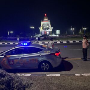 Polsek Kediri Intensifkan Patroli Blue Light Cegah Kriminalitas di Jalur BIL