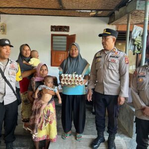 Polsek Kediri Konsisten Tekan Stunting Lewat Program Jumat Berkah