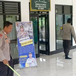 Polsek Lembar Pererat Sinergi Lewat Bakti Religi Rutin