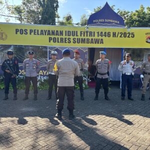 Personel Gabungan Gelar Apel Persiapan Pengamanan Operasi Ketupat Rinjani 2025