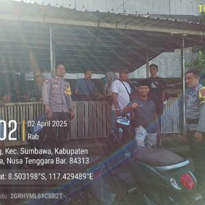 Polsek Sumbawa Intensifkan Patroli dan Sosialisasi Tolak Premanisme