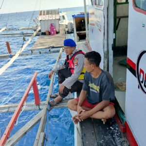 Patroli Laut Teluk Saleh, Sat Polairud Polres Dompu Tegaskan Komitmen Jaga Kamtibmas dan Kelestarian Laut