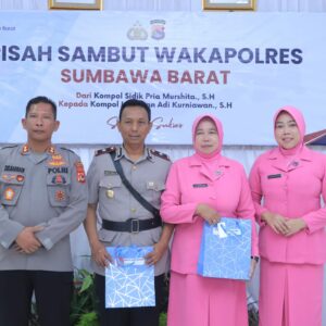 Pisah Sambut Wakapolres Sumbawa Barat, Kompol Sidik Mohon Pamit, Kompol Nyoman Adi Siap Laksanakan Tugas