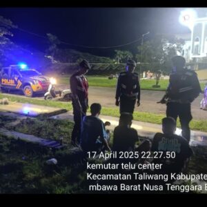 Sat Samapta Polres Sumbawa Barat Rutin Laksanakan Patroli Dialogis Cegah Gangguan Kamtibmas