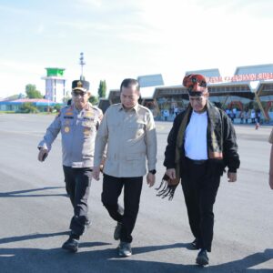 Kapolda NTB Sambut Hangat Kedatangan Mentan RI