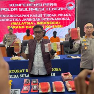 Polisi Gagalkan Peredaran 24 Kg Sabu di Palu, 3 Pelaku Ditangkap