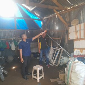 Polsek Tanjung Olah TKP Seorang Pria Diduga Meninggal Gantung Diri