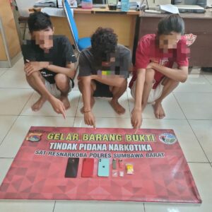 Sekongkol Beli Sabu, Tiga Remaja Ditangkap Polisi