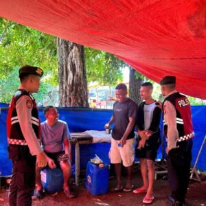 Gelar Patroli KRYD, Sat Samapta Polres Bima Cegah Potensi Guankamtibmas dan Sosialisasi Call Center 110