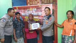 Bantuan Nutrisi Polsek Labuapi Dukung Kesehatan Warga Disabilitas di Lombok Barat