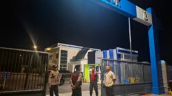 Polisi Rutin Patroli Malam di Depot LPG Sekotong Barat