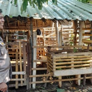 Polri Dorong Ketahanan Pangan Melalui Sambang Warga di Senggigi