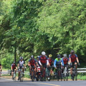 Gowes Kamtibmas Jilid 7”, Polres Lombok Utara Hadirkan Polisi Humanis Lewat Pedal Sepeda