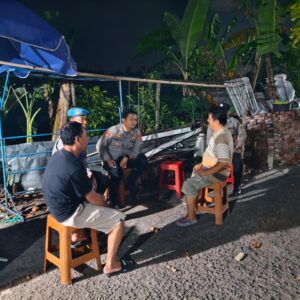 Polsek Kediri Intensifkan Patroli Dialogis Jaga Kamtibmas